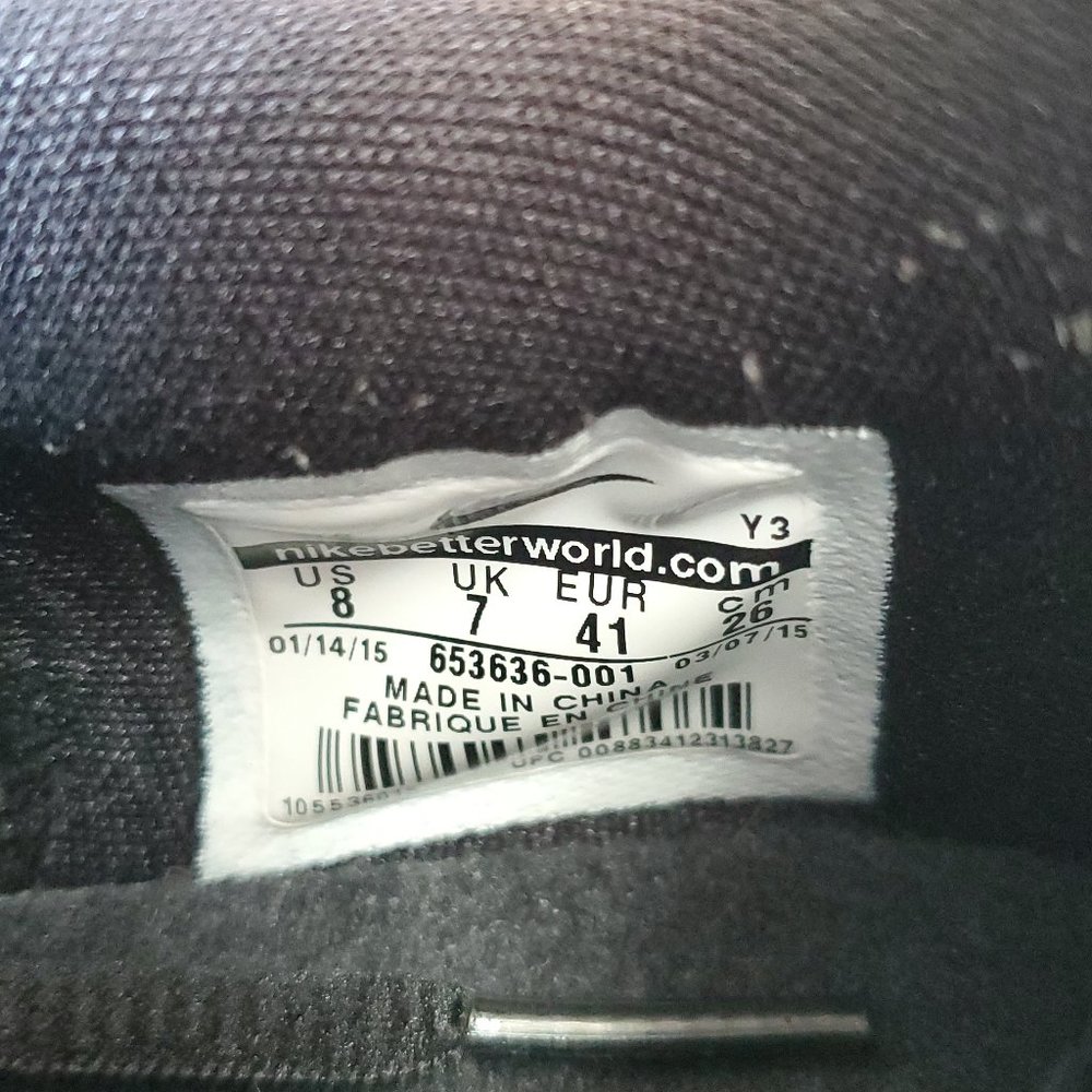 Nike Zoom Run The One Mens Basketball Shoes Black - Picture 6 of 6